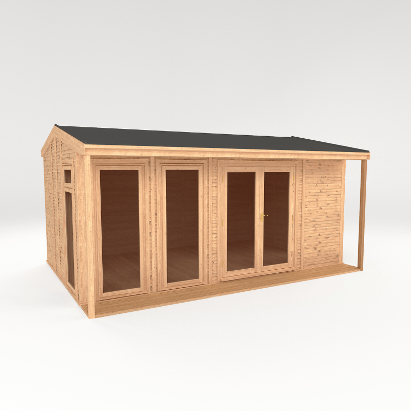 Mercia Thoresby 5x3m Premium Insulated Garden Room | All-Year Garden Office, Home Gym & Living Space