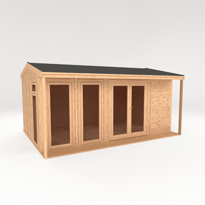 Mercia Thoresby 5x3m Premium Insulated Garden Room | All-Year Garden Office, Home Gym & Living Space