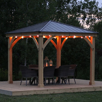 Meridian 12x12ft Gazebo | Premium Outdoor Pavilion for Backyard & Patio
