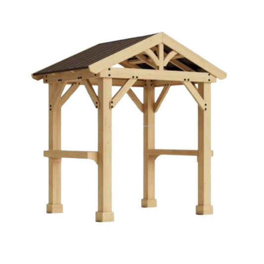 Meridian Grilling Pavilion 5.8ft x 8ft | Premium Outdoor Pavilion for Backyard & Patio
