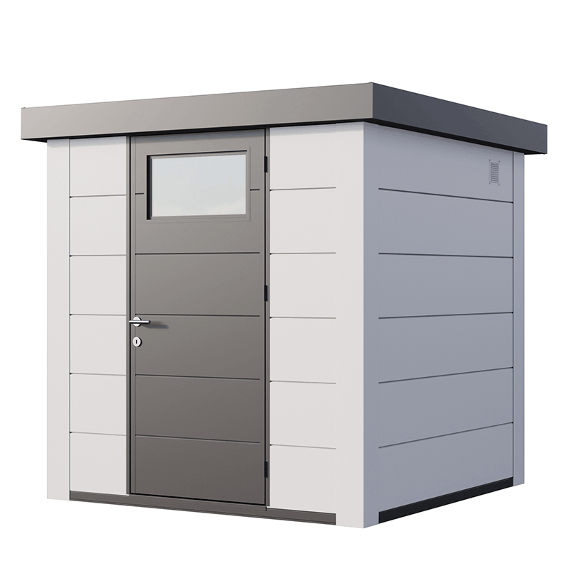 Telluria Classico 2121 Steel Garden Storage Unit – Premium Maintenance-Free Outdoor Shed with Single Door & Insulated Roof
