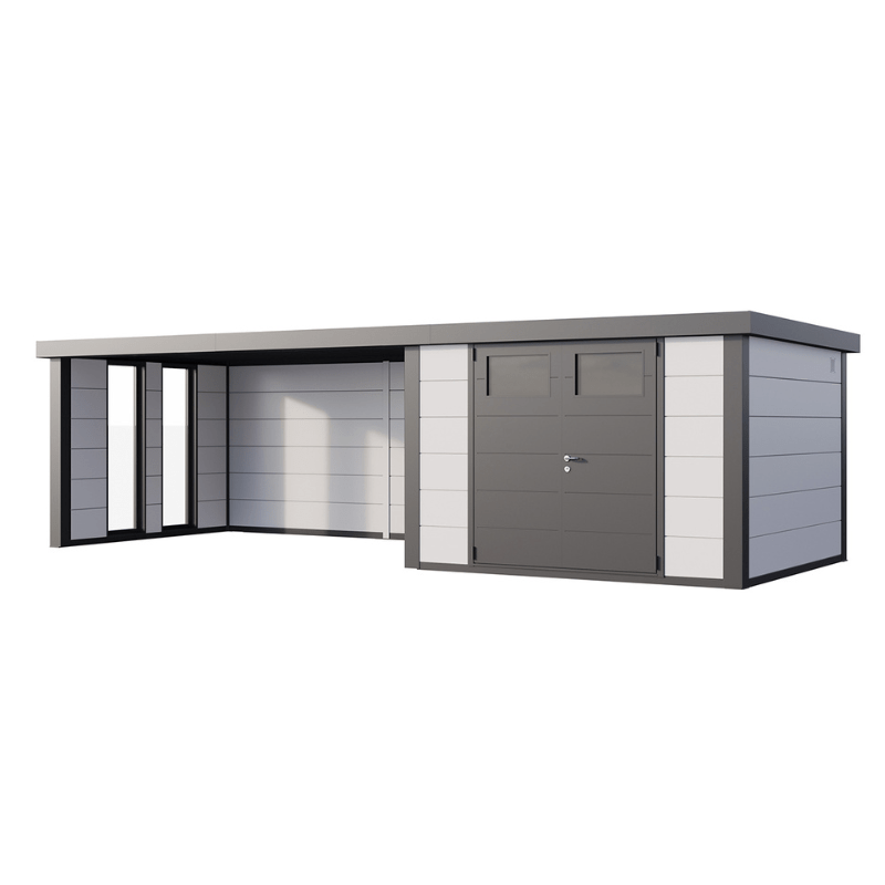 Telluria Classico 3330 Metal Garden Lounge Extra Large Left With Windows 