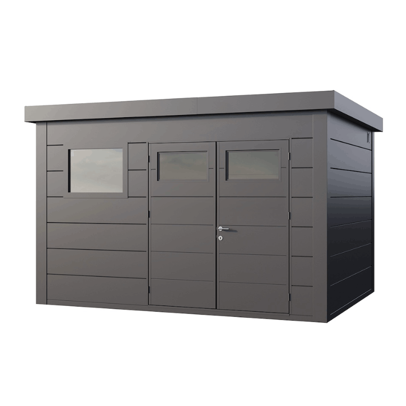 Telluria Classico 3930+ Steel Garden Storage Unit – Premium Maintenance-Free Outdoor Shed with Double Door & Insulated Roof