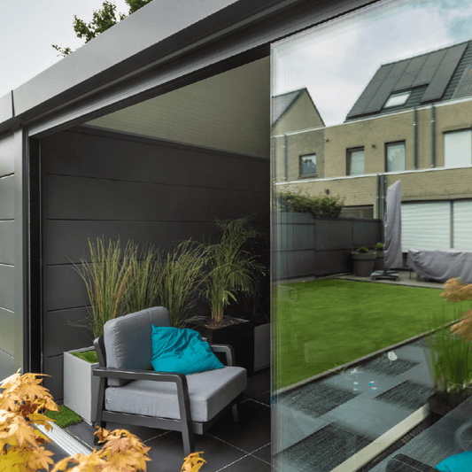 Telluria Sliding Doors with Tracking system for Large Lounge Anthracite