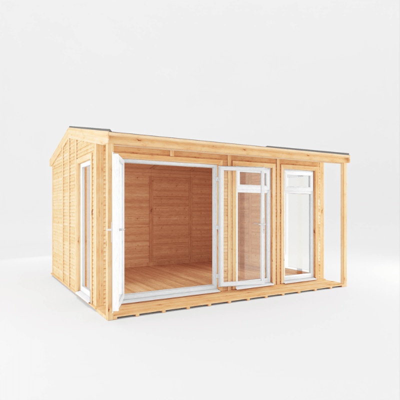 Mercia Thoresby 4x3m Insulated Garden Room – UPVC Double Glazed Home Office, Gym & Studio - Vendra Outdoors
