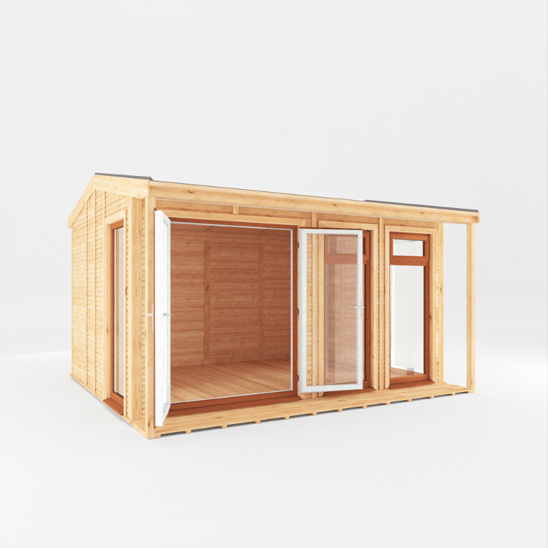 Mercia Thoresby 4x3m Insulated Garden Room – UPVC Double Glazed Home Office, Gym & Studio - Vendra Outdoors