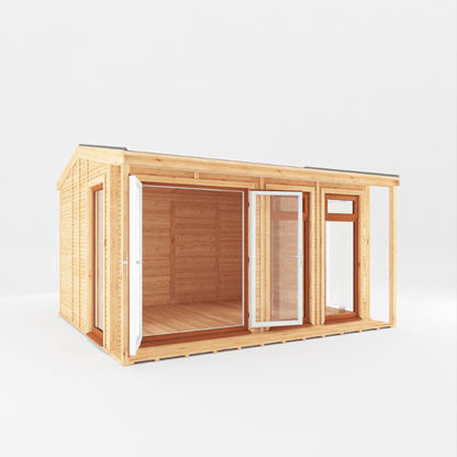 Mercia Thoresby 4x3m Insulated Garden Room – UPVC Double Glazed Home Office, Gym & Studio - Vendra Outdoors