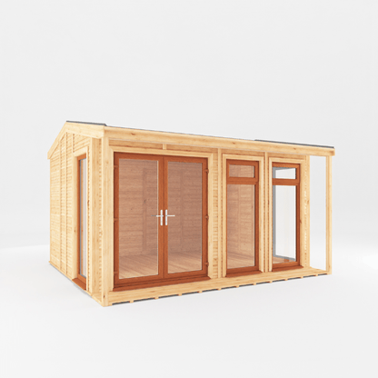 Mercia Thoresby 4x3m Insulated Garden Room – UPVC Double Glazed Home Office, Gym & Studio - Vendra Outdoors