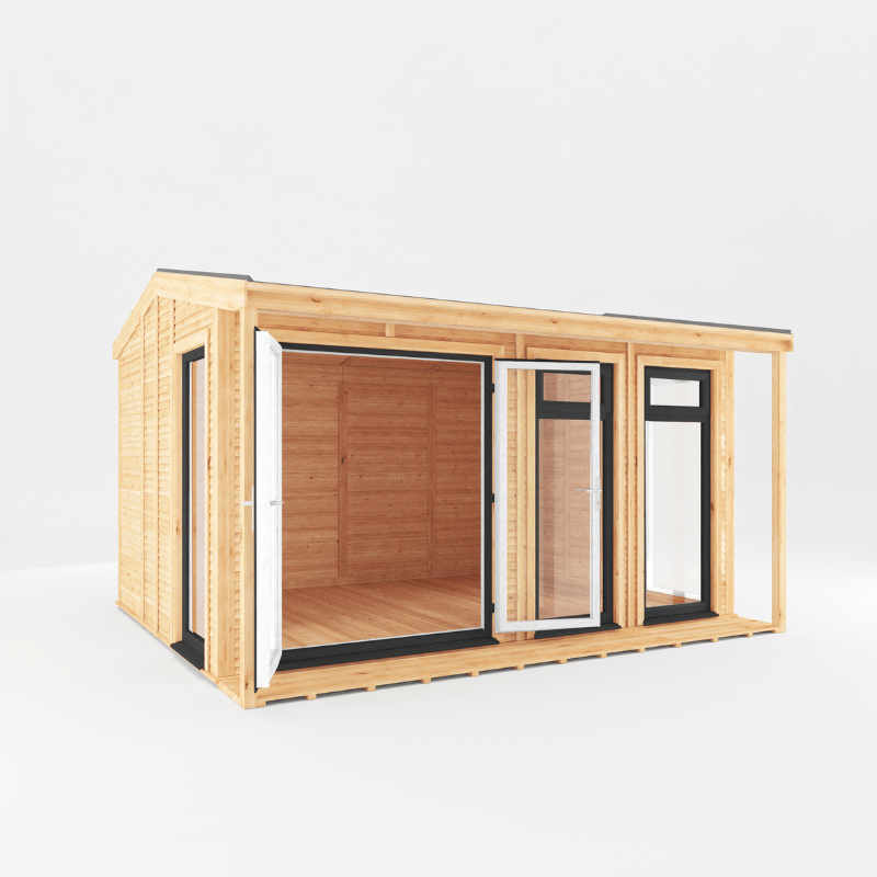 Mercia Thoresby 4x3m Insulated Garden Room – UPVC Double Glazed Home Office, Gym & Studio - Vendra Outdoors