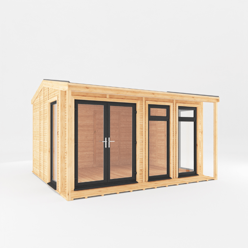 Mercia Thoresby 4x3m Insulated Garden Room – UPVC Double Glazed Home Office, Gym & Studio - Vendra Outdoors