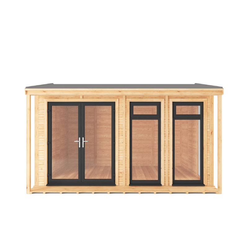 Mercia Thoresby 4x3m Insulated Garden Room – UPVC Double Glazed Home Office, Gym & Studio - Vendra Outdoors