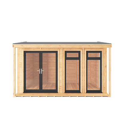 Mercia Thoresby 4x3m Insulated Garden Room – UPVC Double Glazed Home Office, Gym & Studio - Vendra Outdoors