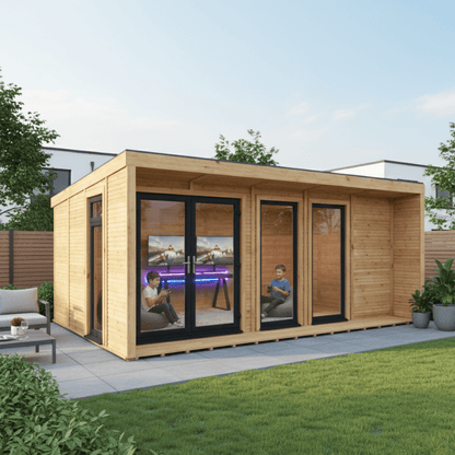 Mercia Creswell 5x3m Insulated Garden Room – Modern UPVC Office & Studio