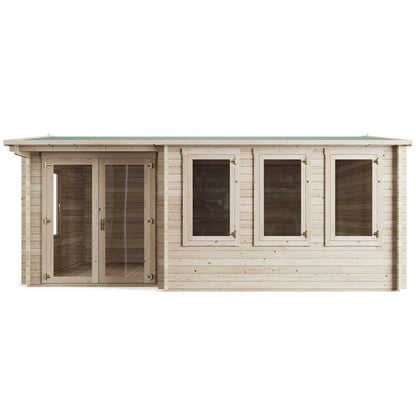 Store More Welbeck Reverse Apex Wooden Garden Office- 5.5m x 5.0m