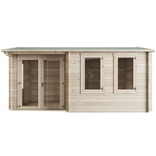 Store More Welbeck Reverse Apex Wooden Garden Office - 5.0m x 4.0m