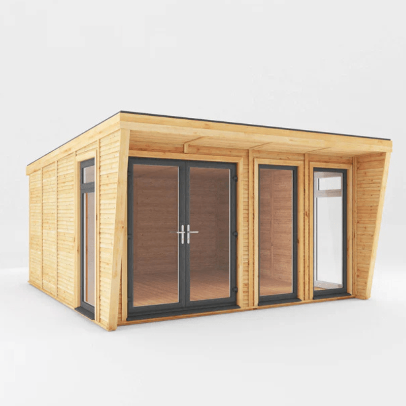 Mercia Harlow 4x4m Insulated Garden Room –UPVC Double Glazed | Luxury All-Season Garden Office, Gym &amp; Studio | Fully Fitted, UK-Made&nbsp;